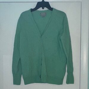 Pure Collection Women's Green Cardigan